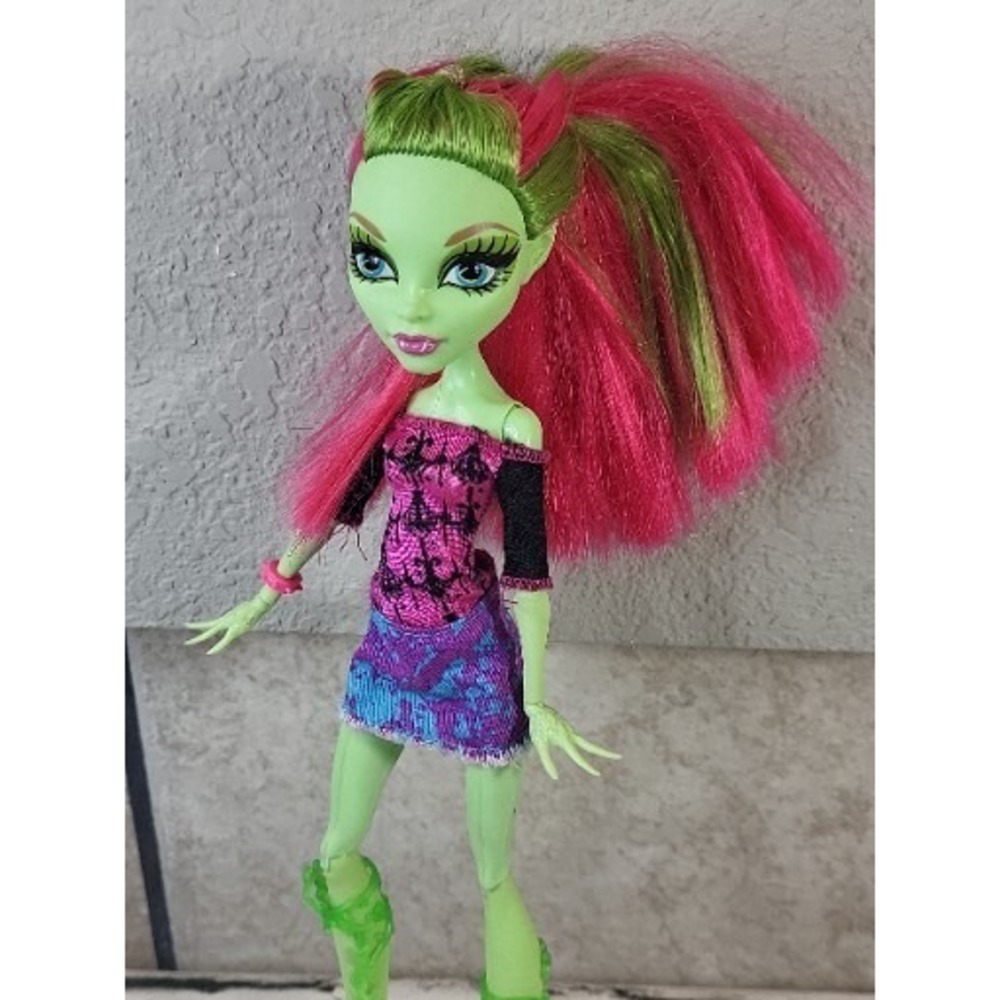 Venus McFlytrap Music Festival Monster High Fashion Doll Shoes Leg Vines EUC